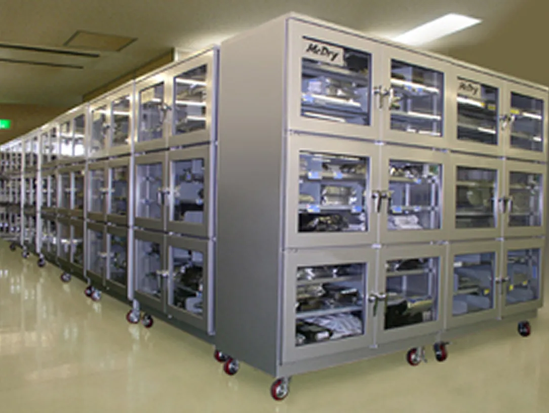 DXU-1001 他品種少量生産の倉庫でのICパッケージの保管例