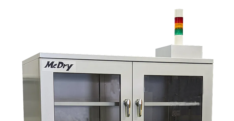 扉の閉め忘れ防止アラーム及び庫内の湿度異常時用アラーム